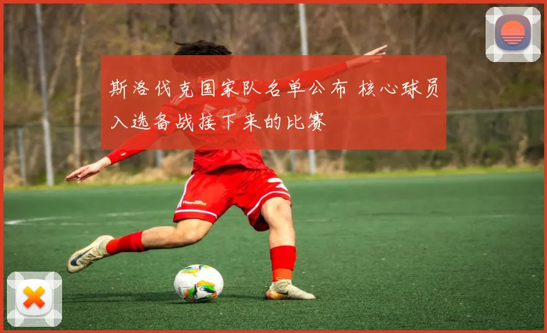斯洛伐克国家队名单公布 核心球员入选备战接下来的比赛